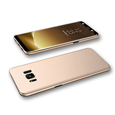 Samsung Galaxy S8用ハードケース プラスチック 質感もマット M03 サムスン ゴールド