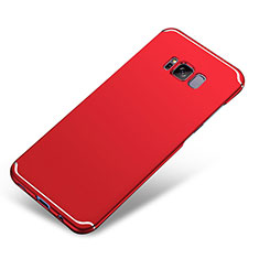 Samsung Galaxy S8用ハードケース プラスチック 質感もマット M04 サムスン レッド