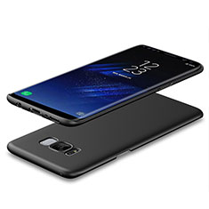 Samsung Galaxy S8用ハードケース プラスチック 質感もマット M08 サムスン ブラック
