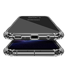 Samsung Galaxy S8用極薄ソフトケース シリコンケース 耐衝撃 全面保護 クリア透明 T16 サムスン クリア