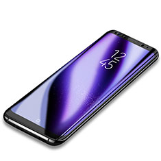 Samsung Galaxy S8用アンチグレア ブルーライト 強化ガラス 液晶保護フィルム サムスン ネイビー