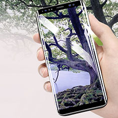 Samsung Galaxy S8用強化ガラス フル液晶保護フィルム F02 サムスン ブラック