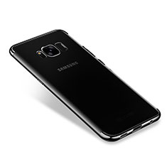 Samsung Galaxy S8 Plus用極薄ソフトケース シリコンケース 耐衝撃 全面保護 クリア透明 H01 サムスン ブラック