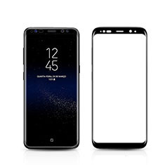 Samsung Galaxy S8 Plus用強化ガラス フル液晶保護フィルム F04 サムスン ブラック