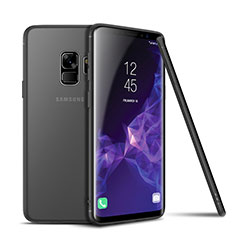 Samsung Galaxy S9用極薄ソフトケース シリコンケース 耐衝撃 全面保護 サムスン グレー