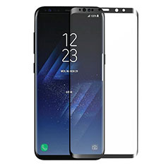 Samsung Galaxy S9用強化ガラス フル液晶保護フィルム F05 サムスン ブラック