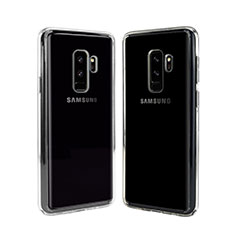 Samsung Galaxy S9 Plus用極薄ソフトケース シリコンケース 耐衝撃 全面保護 クリア透明 T08 サムスン クリア