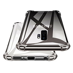 Samsung Galaxy S9 Plus用極薄ソフトケース シリコンケース 耐衝撃 全面保護 クリア透明 T17 サムスン クリア