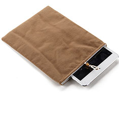 Samsung Galaxy Tab 3 Lite 7.0 T110 T113用ソフトベルベットポーチバッグ ケース サムスン ブラウン