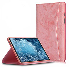 Samsung Galaxy Tab A7 4G 10.4 SM-T505用手帳型 レザーケース スタンド カバー L04 サムスン ピンク