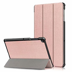 Samsung Galaxy Tab S5e 4G 10.5 SM-T725用手帳型 レザーケース スタンド カバー サムスン ローズゴールド