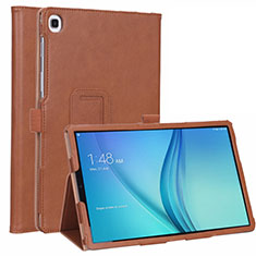 Samsung Galaxy Tab S5e Wi-Fi 10.5 SM-T720用手帳型 レザーケース スタンド カバー L01 サムスン ブラウン