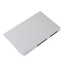Samsung Galaxy Tab S6 Lite 10.4 SM-P610用手帳型 レザーケース スタンド カバー L01 サムスン ホワイト