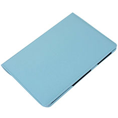 Samsung Galaxy Tab S6 Lite 10.4 SM-P610用手帳型 レザーケース スタンド カバー L01 サムスン ブルー