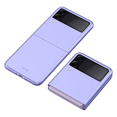 Samsung Galaxy Z Flip3 5G用ハードケース プラスチック 質感もマット カバー P06 サムスン ラベンダー