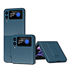 Samsung Galaxy Z Flip3 5G用ハードケース プラスチック 質感もマット カバー ZL2 サムスン グリーン