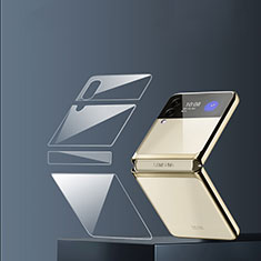 Samsung Galaxy Z Flip3 5G用背面保護フィルム 背面フィルム サムスン クリア