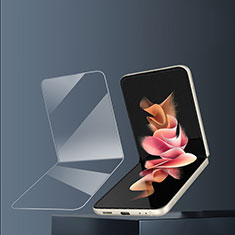 Samsung Galaxy Z Flip3 5G用高光沢 液晶保護フィルム フルカバレッジ画面 サムスン クリア