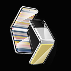 Samsung Galaxy Z Flip4 5G用高光沢 液晶保護フィルム 背面保護フィルム同梱 サムスン クリア