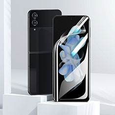 Samsung Galaxy Z Flip4 5G用高光沢 液晶保護フィルム フルカバレッジ画面 F07 サムスン クリア