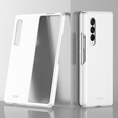 Samsung Galaxy Z Fold3 5G用ハードケース プラスチック 質感もマット カバー P02 サムスン ホワイト