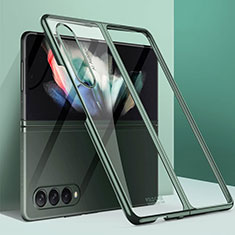Samsung Galaxy Z Fold3 5G用ハードケース プラスチック 質感もマット カバー L03 サムスン グリーン