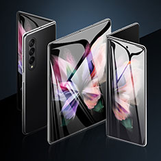 Samsung Galaxy Z Fold3 5G用高光沢 液晶保護フィルム 背面保護フィルム同梱 F09 サムスン クリア