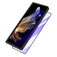 Samsung Galaxy Z Fold3 5G用強化ガラス フル液晶保護フィルム アンチグレア ブルーライト F02 サムスン ブラック