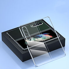 Samsung Galaxy Z Fold4 5G用極薄ソフトケース シリコンケース 耐衝撃 全面保護 クリア透明 T03 サムスン クリア