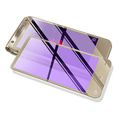 Samsung W(2017)用アンチグレア ブルーライト 強化ガラス 液晶保護フィルム サムスン ゴールド