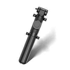 Huawei Maimang 6用無線 Bluetooth じどり棒 自撮り棒自分撮りスティック 三脚架 セルフィスティック T29 ブラック