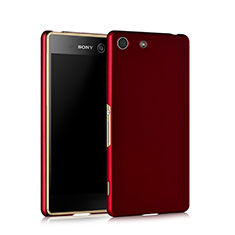Sony Xperia M5用ハードケース プラスチック 質感もマット ソニー レッド