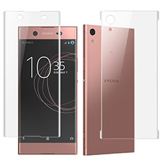 Sony Xperia XA1 Ultra用高光沢 液晶保護フィルム 背面保護フィルム同梱 ソニー クリア