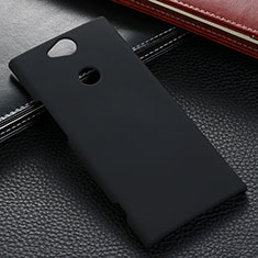Sony Xperia XA2 Plus用ハードケース プラスチック 質感もマット M02 ソニー ブラック