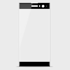 Sony Xperia XA2 Plus用強化ガラス フル液晶保護フィルム F03 ソニー ブラック