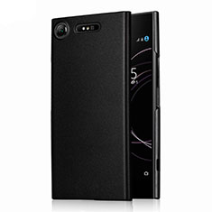 Sony Xperia XZ1用ハードケース プラスチック 質感もマット M01 ソニー ブラック