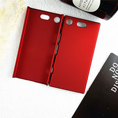 Sony Xperia XZ1 Compact用ハードケース プラスチック 質感もマット M01 ソニー レッド