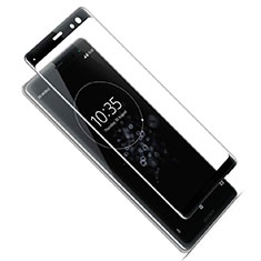 Sony Xperia XZ3用強化ガラス フル液晶保護フィルム F02 ソニー ブラック