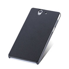 Sony Xperia Z L36h用ハードケース プラスチック 質感もマット ソニー ブラック