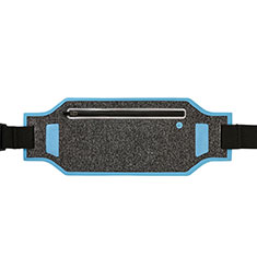 Sony Xperia X用ベルトポーチ カバーランニング スポーツケース ユニバーサル L08 ブルー