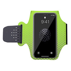 Samsung Galaxy Note 7用アームバンド カバーランニング スポーツケース ユニバーサル G04 グリーン