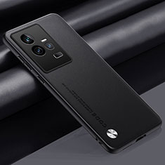Vivo iQOO 11 Pro 5G用ケース 高級感 手触り良いレザー柄 S02 Vivo ブラック