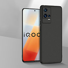 Vivo iQOO 8 5G用ハードケース プラスチック 質感もマット カバー M02 Vivo ブラック