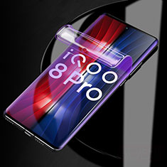 Vivo iQOO 8 Pro 5G用高光沢 液晶保護フィルム フルカバレッジ画面 アンチグレア ブルーライト B01 Vivo クリア