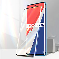 Vivo iQOO 9 Pro 5G用強化ガラス フル液晶保護フィルム F03 Vivo ブラック