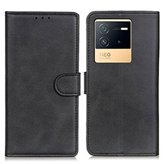 Vivo iQOO Neo6 5G用手帳型 レザーケース スタンド カバー A05D Vivo ブラック