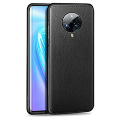 Vivo Nex 3 5G用ケース 高級感 手触り良いレザー柄 S04 Vivo ブラック