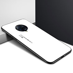 Vivo Nex 3 5G用ハイブリットバンパーケース プラスチック 鏡面 カバー Vivo ホワイト
