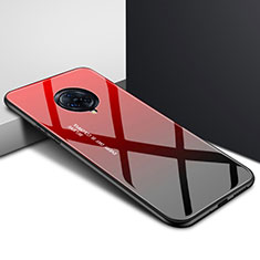 Vivo Nex 3 5G用ハイブリットバンパーケース プラスチック 鏡面 カバー Vivo レッド