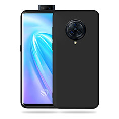 Vivo Nex 3 5G用360度 フルカバー極薄ソフトケース シリコンケース 耐衝撃 全面保護 バンパー Vivo ブラック